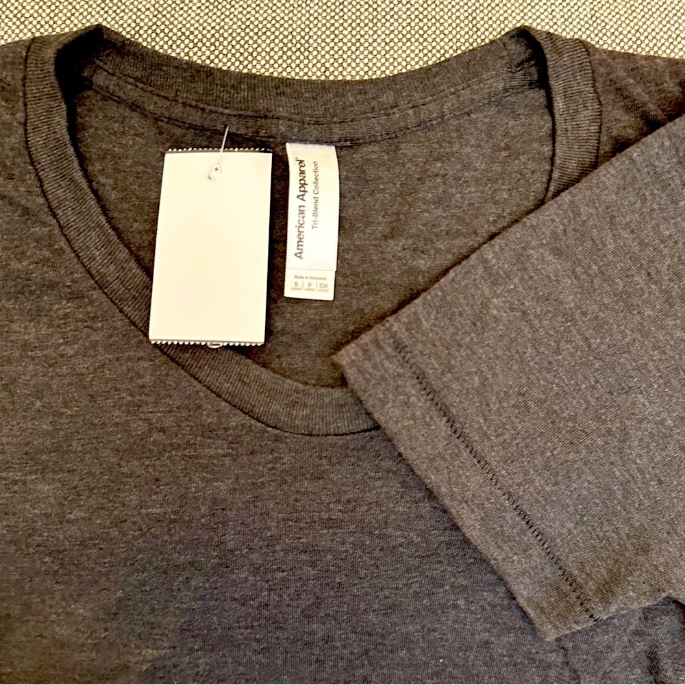 3 NEW Small American Apparel T Shirt - Tri Blend Collection